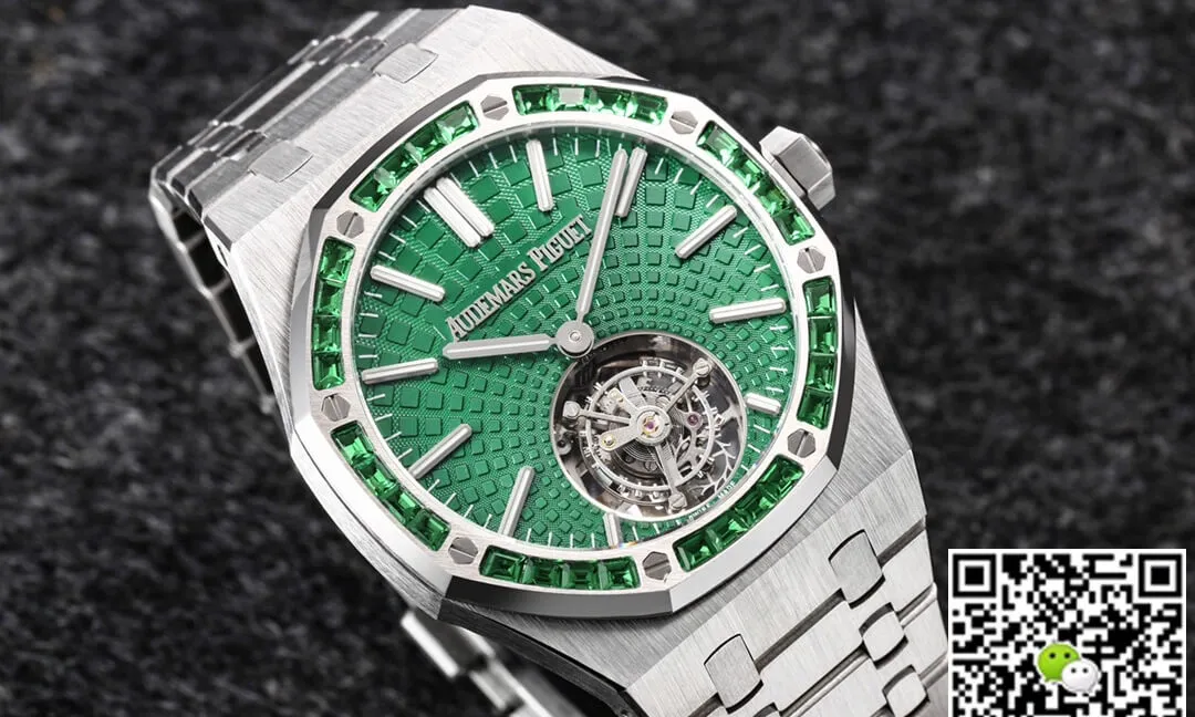 Audemars Piguet Royal Oak Tourbillon 26532IC.EE.1220TI.01 R8 Factory 1:1 Best Edition Replica Watch Silver Strap